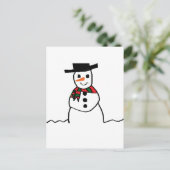 雪だるま ポストカード (スタンド正面)