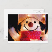 雪だるま ポストカード (正面/裏面)