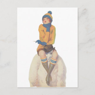 雪だるま ポストカード