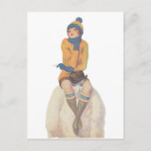 雪だるま ポストカード (正面)