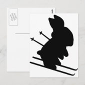 雪だるま ポストカード (正面/裏面)