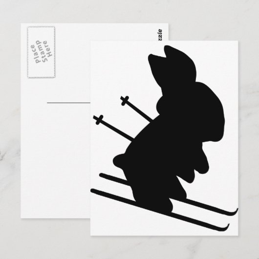 雪だるま ポストカード (正面/裏面)