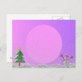 雪だるま ポストカード (正面/裏面)