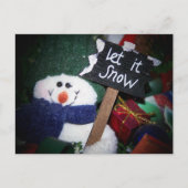 雪だるま ポストカード (正面)