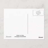 雪だるま ポストカード (裏面)