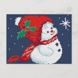 雪だるま ポストカード