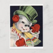 雪だるま ポストカード (正面)