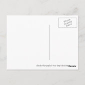 雪だるま ポストカード (裏面)