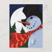 雪だるま ポストカード (正面)