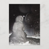 雪だるま ポストカード (正面)