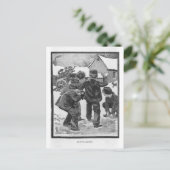 雪だるま！ ポストカード (スタンド正面)