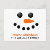 雪だるま ポストカード (正面)