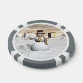 雪だるま ポーカーチップ (シングル)