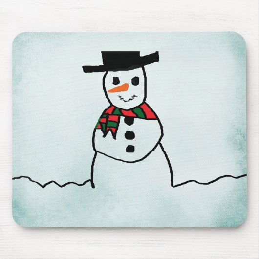 雪だるま マウスパッド (正面)