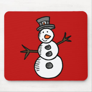 雪だるま マウスパッド