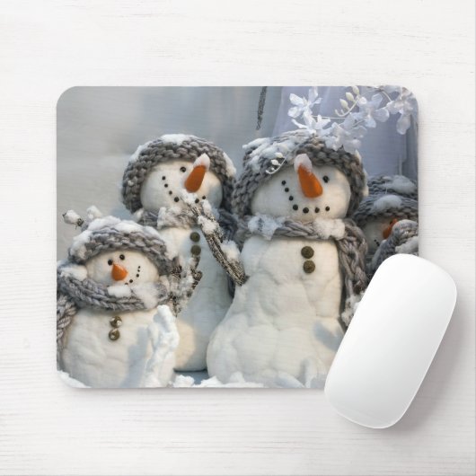 雪だるま マウスパッド (マウス)
