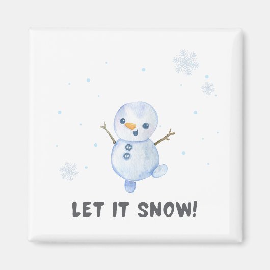 雪だるま マグネット (正面)