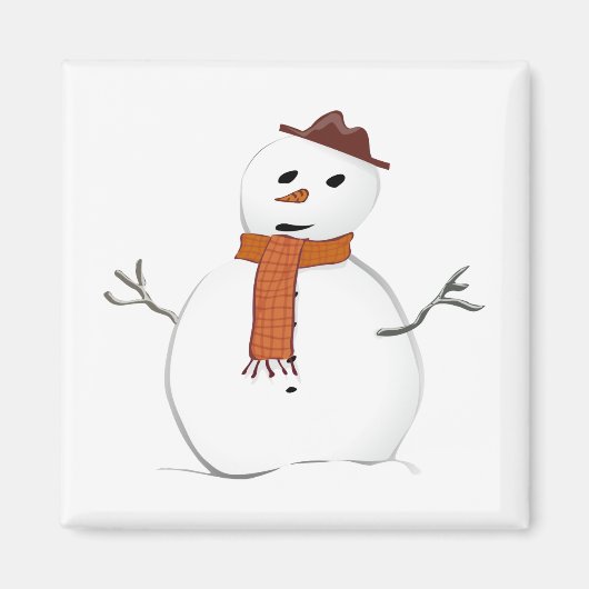 雪だるま マグネット (正面)