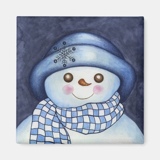 雪だるま マグネット (正面)