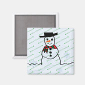 雪だるま マグネット (正面/裏面)
