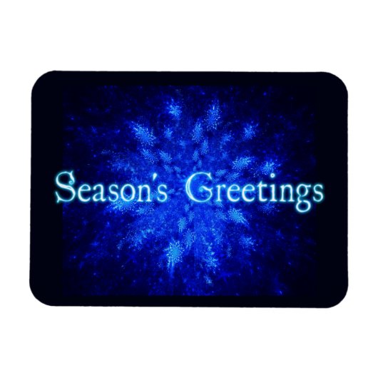 雪だるま マグネット (横)