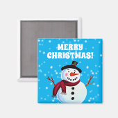 雪だるま マグネット (正面/裏面)