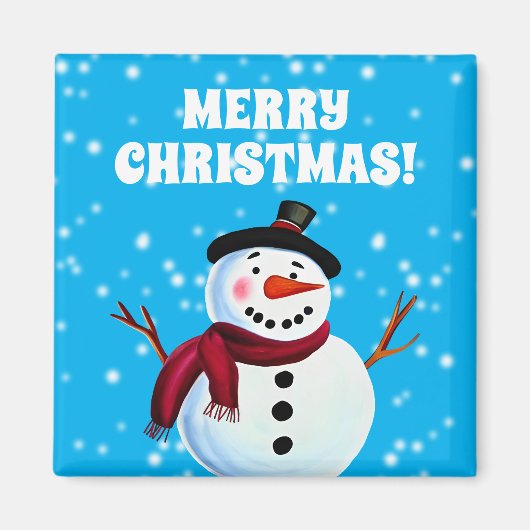 雪だるま マグネット (正面)