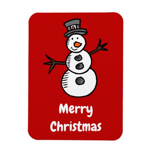 雪だるま マグネット (縦)