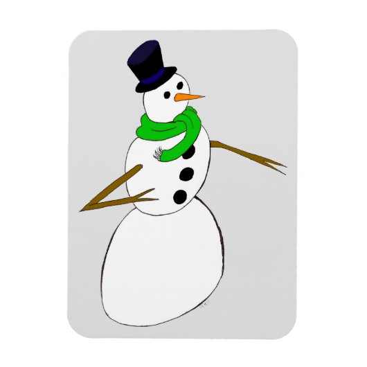雪だるま マグネット (縦)