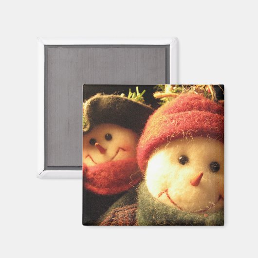 雪だるま マグネット (正面/裏面)