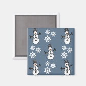 雪だるま マグネット (正面/裏面)