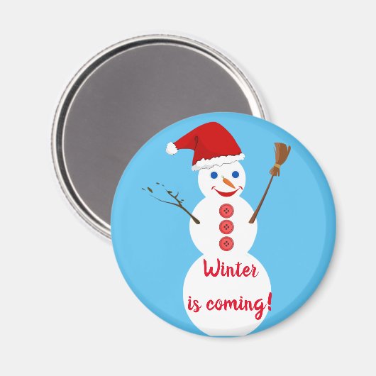 雪だるま マグネット (正面/裏面)