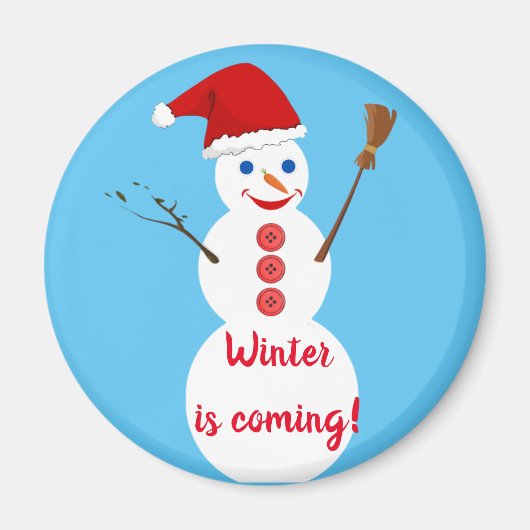 雪だるま マグネット (正面)