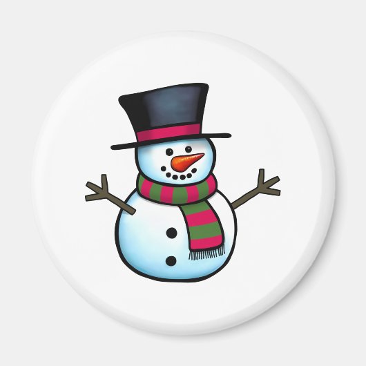 雪だるま マグネット (正面)