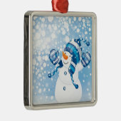 雪だるま メタルオーナメント (右)