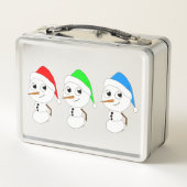 雪だるま メタルランチボックス (裏面)