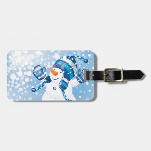 雪だるま ラゲッジタグ (正面横)