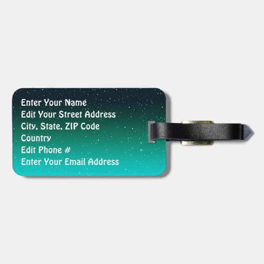 雪だるま ラゲッジタグ (裏面横)