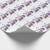 雪だるま ラッピングペーパー (角)