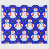雪だるま ラッピングペーパー (フラット)