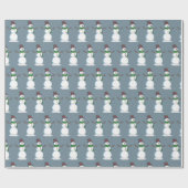 雪だるま ラッピングペーパー (フラット)