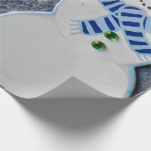 雪だるま ラッピングペーパー (角)