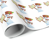 雪だるま ラッピングペーパー (ロールコーナー)