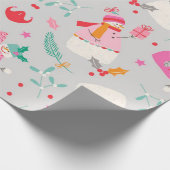 雪だるま ラッピングペーパー (角)