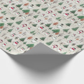 雪だるま ラッピングペーパー (角)