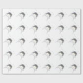 雪だるま ラッピングペーパー (フラット)