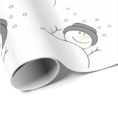 雪だるま ラッピングペーパー (ロールコーナー)