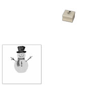 雪だるま ラバースタンプ (押印)