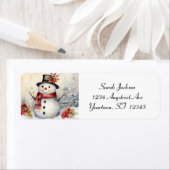 雪だるま ラベル (インサイチュ)