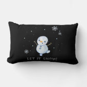 雪だるま ランバークッション (正面)